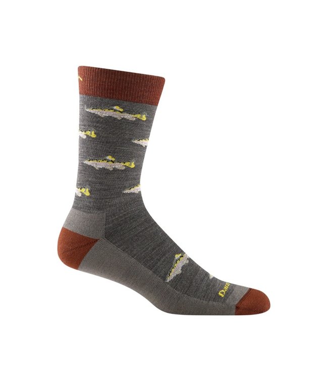 Darn Tough Darn Tough Men's Spey Fly Crew Lightweight Lifestyle Sock