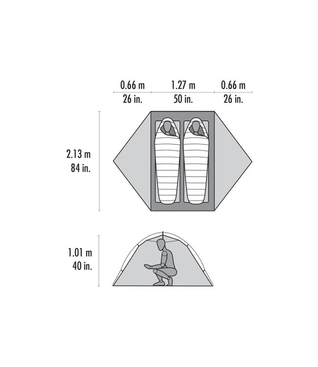 MSR Hubba Hubba 2 Tent V9