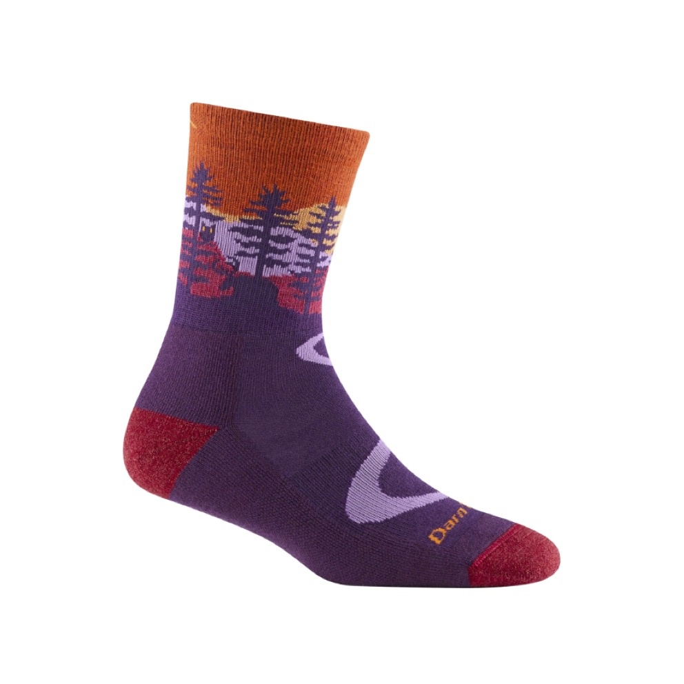 Darn Tough Women's Swirlwind Snow Sock Style 8059 - Midweight Cushioned Ski Socks, Over-The-Calf, Made In USA