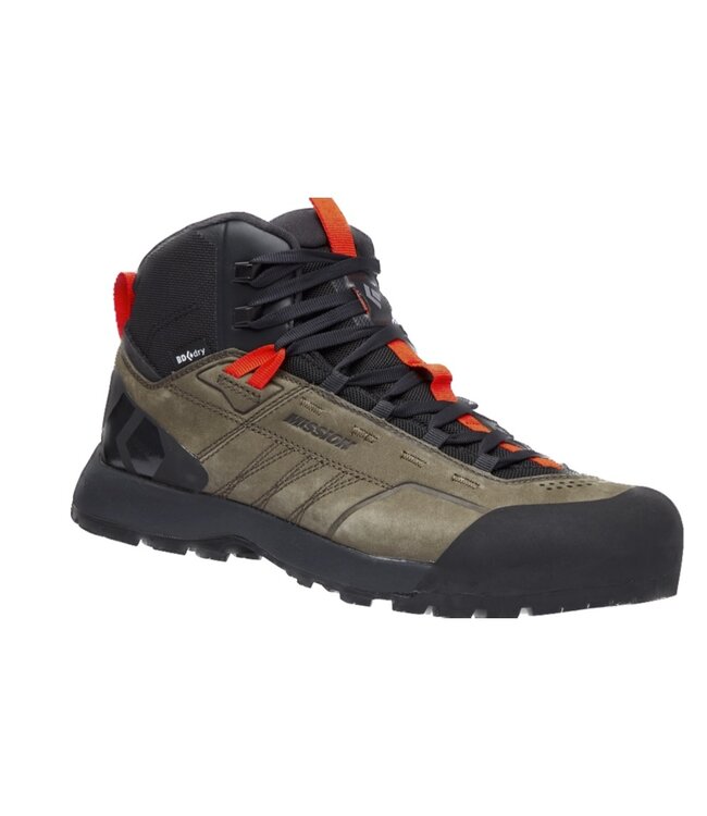 Black Diamond Men's Mission Leather Mid WP Approach Shoes - Outdoor ...