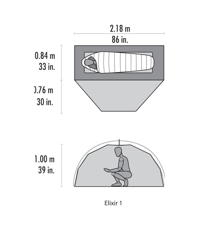 MSR Elixir 1 Tent