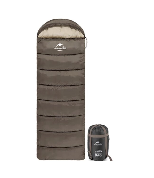 Nature Hike U Series Envelope Sleeping Bag With Hood