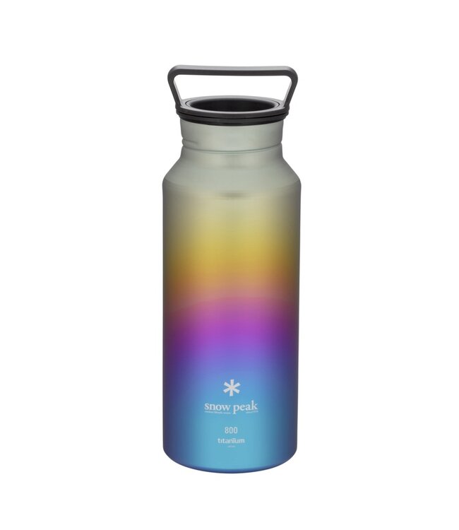 Snow Peak Ti Aurora Bottle 800 Rainbow