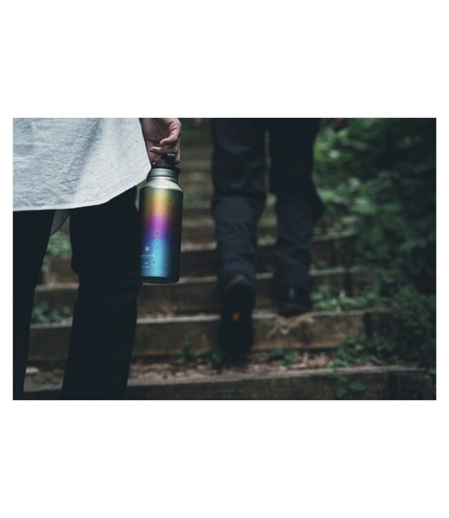 Snow Peak Ti Aurora Bottle 800 Rainbow