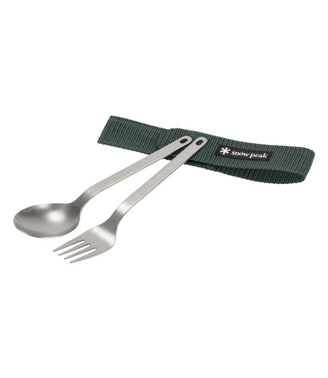 Snow Peak Titanium Fork & Spoon Set