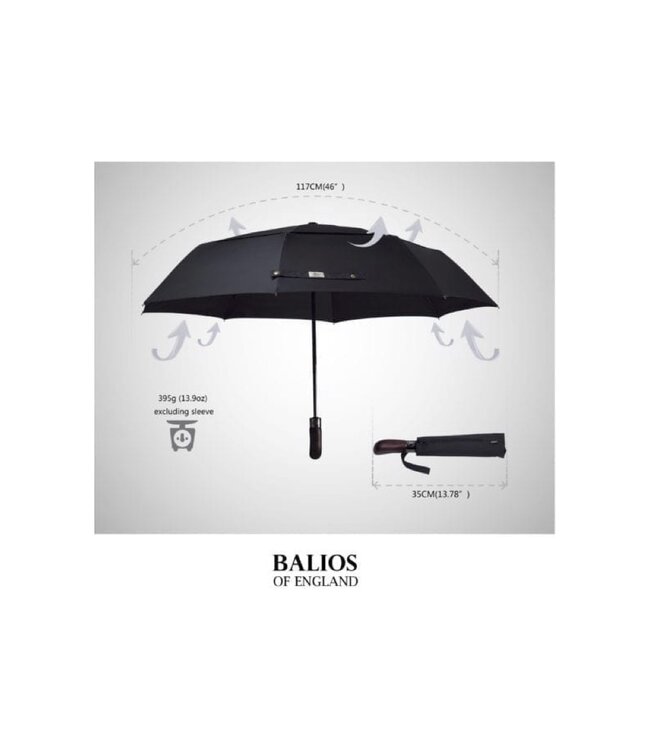 Balios Folding Auto Open Close - Double Canopy
