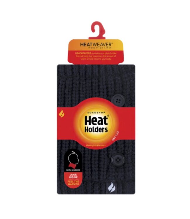 Heat Holders Heat Holders Unisex Core Button Up Neck Warmer- Clyde