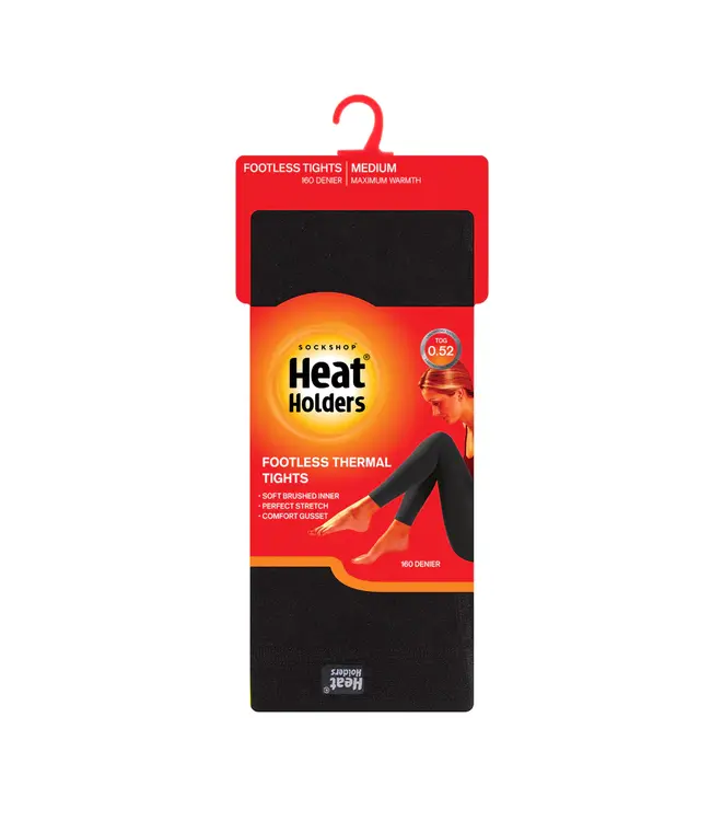 Womens Genuine Heat Holders Thermal Brushed Tights Small Black : :  Clothing, Shoes & Accessories