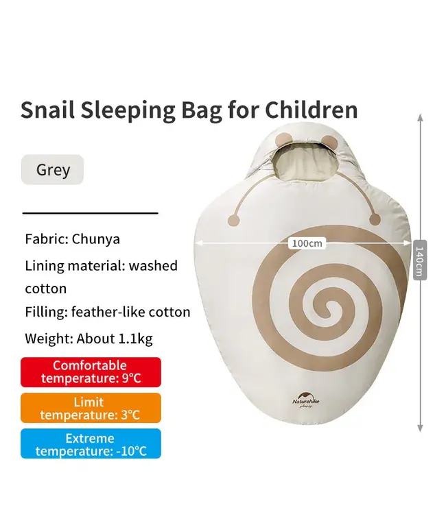 Nature Hike  Snail Children Sleeping Bag