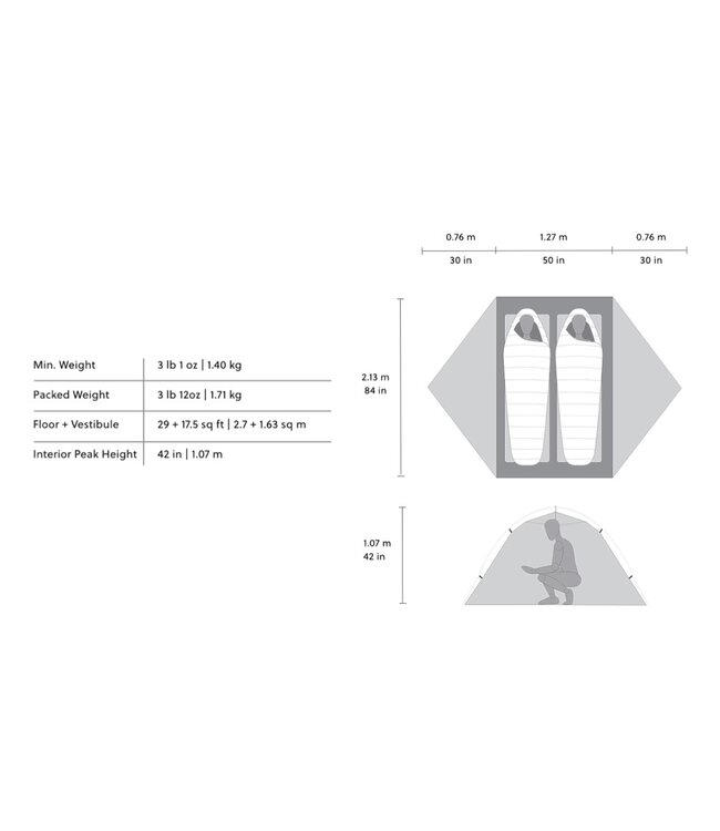 MSR Hubba Hubba Bikepack 2(13707)