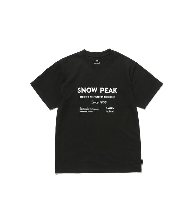 Snow Peak SP Typography T-Shirt