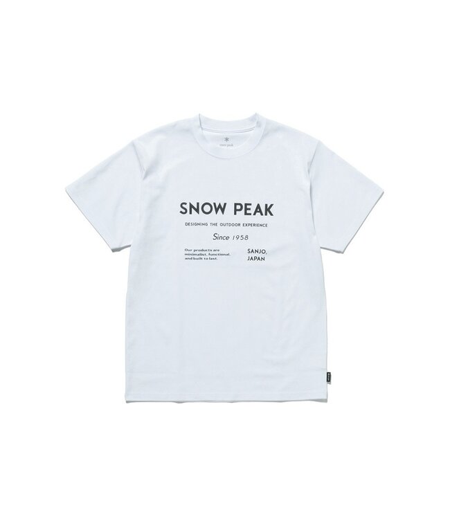 Snow Peak SP Typography T-Shirt