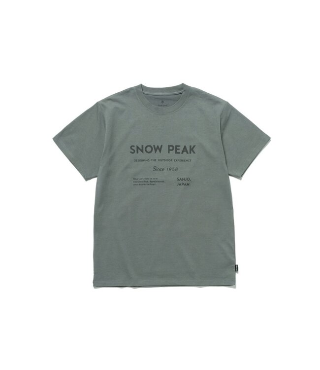 Snow Peak SP Typography T-Shirt