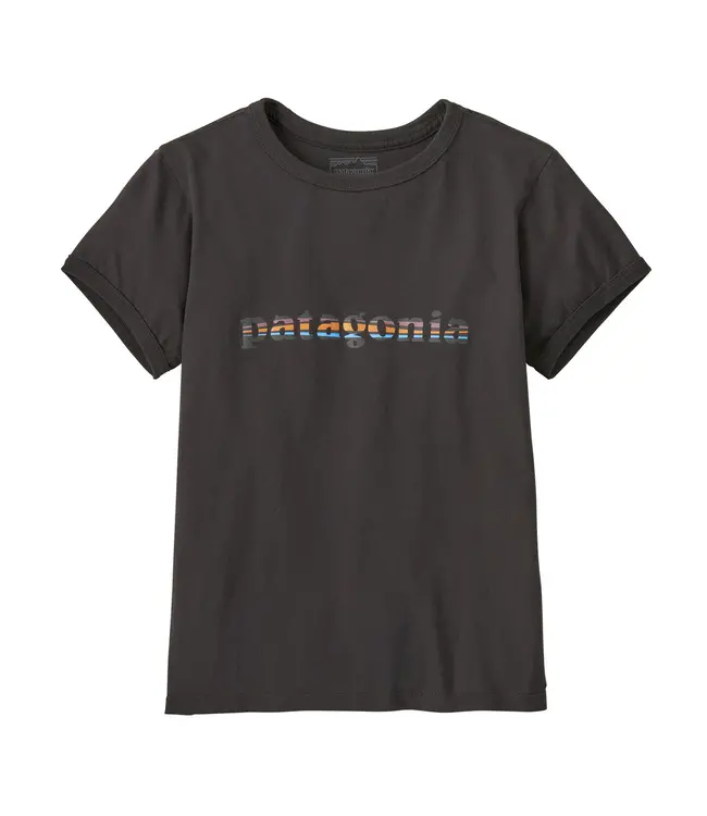 Patagonia Patagonia W's '73 Text Logo Organic Ringer Tee