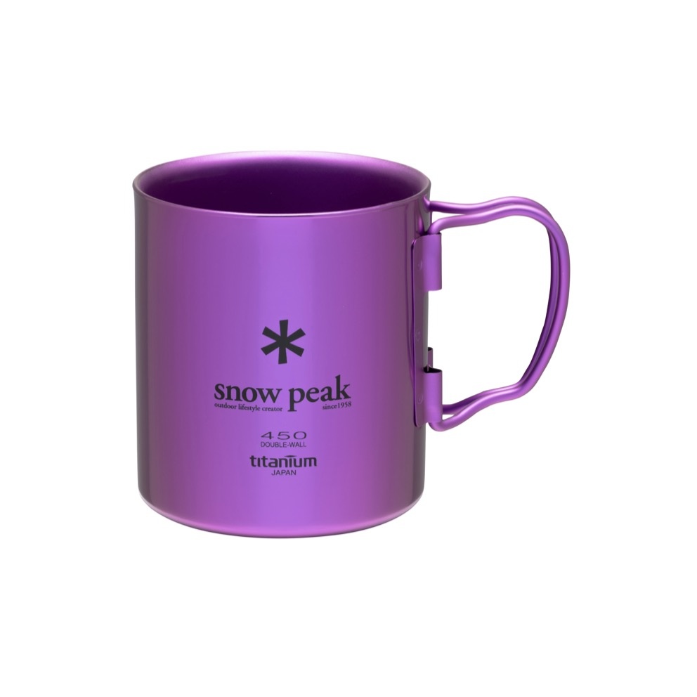 Snow Peak Titanium Double Wall Cup 450 - Outdoor Life Singapore