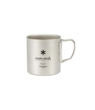 Snow Peak Snow Peak Titanium Double Wall Cup 600