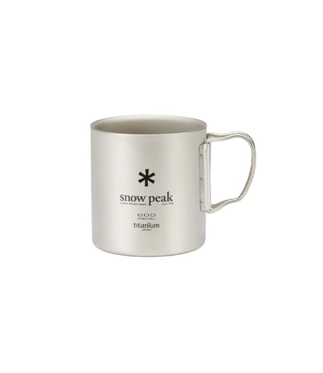 Snow Peak Titanium Double Wall Cup 600