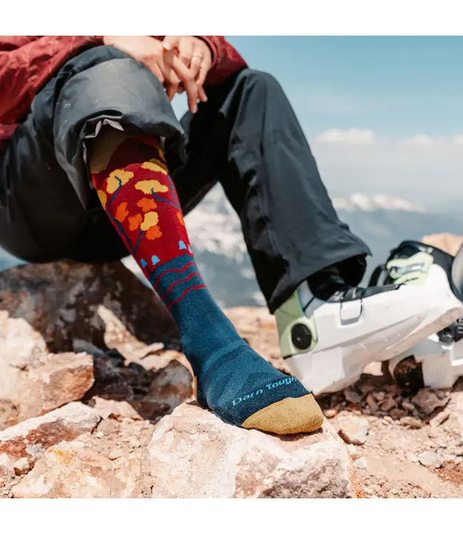 Darn Tough Women's Enchanted Over-the-Calf Midweight Ski & Snowboard Sock