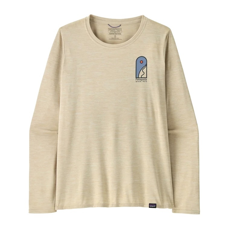 Patagonia W's L/S Cap Cool Daily Graphic Shirt - Lands