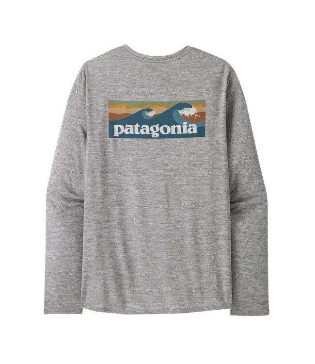 Patagonia Men's L/S Cap Cool Daily Graphic Shirt - Waters