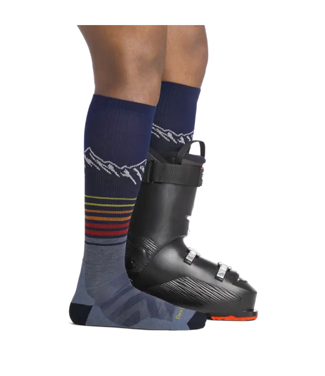 Darn Tough Men's Steep Lines Over-the-Calf Lightweight Ski & Snowboard Socks