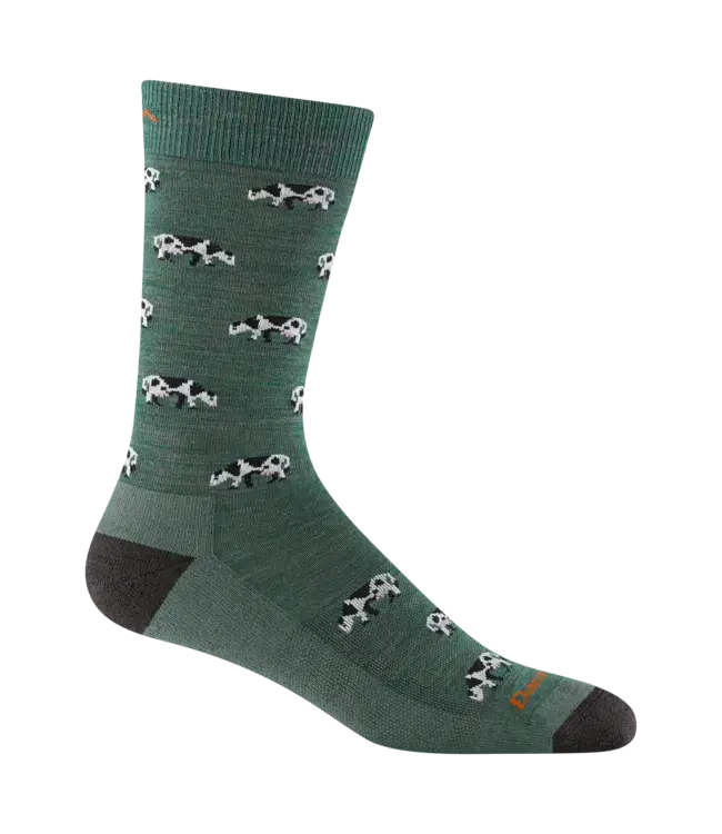 Darn Tough Men's Dairy Air Crew Lightweight Lifestyle Socks