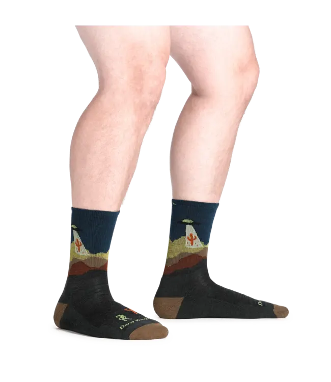 Darn Tough Men's Spaced Out Micro Crew Lightweight Hiking Socks