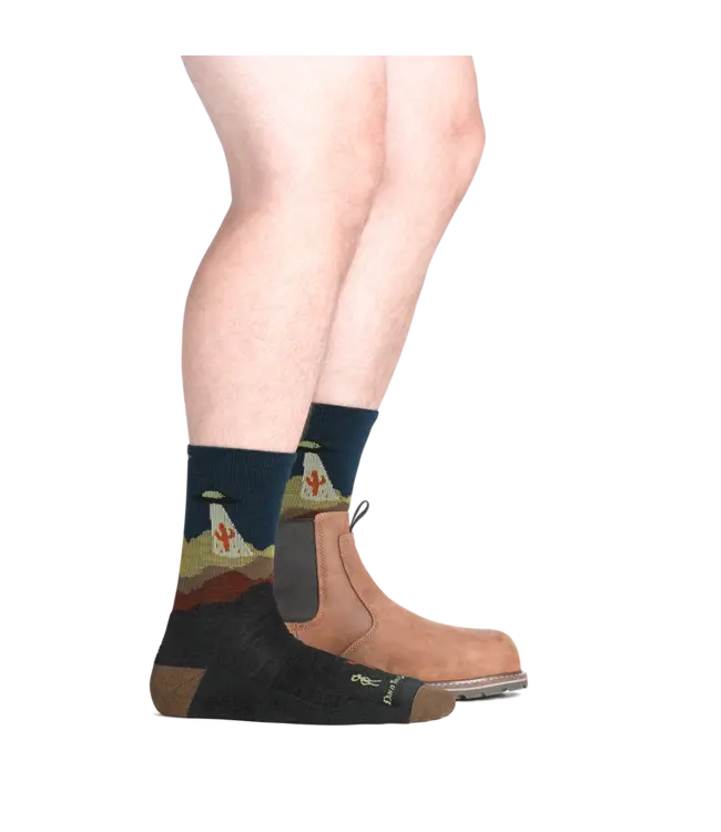 Darn Tough Men's Spaced Out Micro Crew Lightweight Hiking Socks