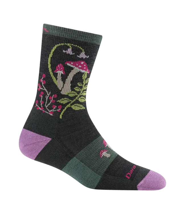 Darn Tough Darn Tough Women's Mellow Mushrooms Micro Crew Lightweight Hiking Socks