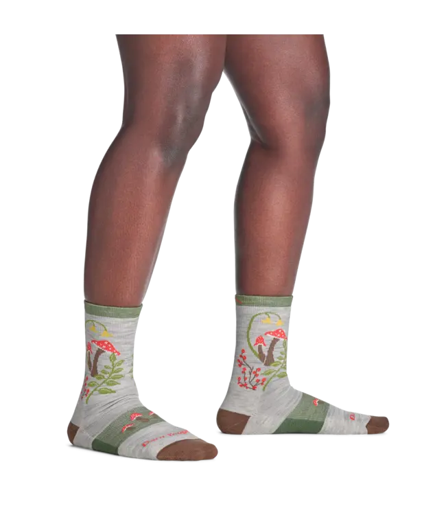 Darn Tough Women's Mellow Mushrooms Micro Crew Lightweight Hiking Socks