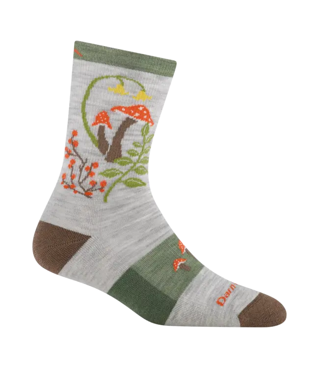 Darn Tough Women's Mellow Mushrooms Micro Crew Lightweight Hiking Socks
