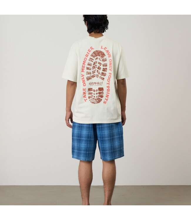 Gramicci Footprints Tee Pigment Dyed