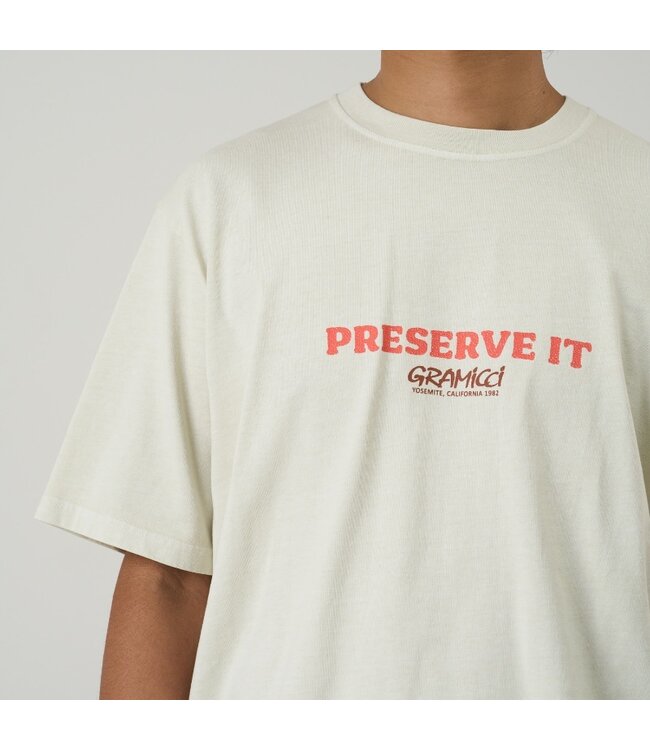 Gramicci Footprints Tee Pigment Dyed