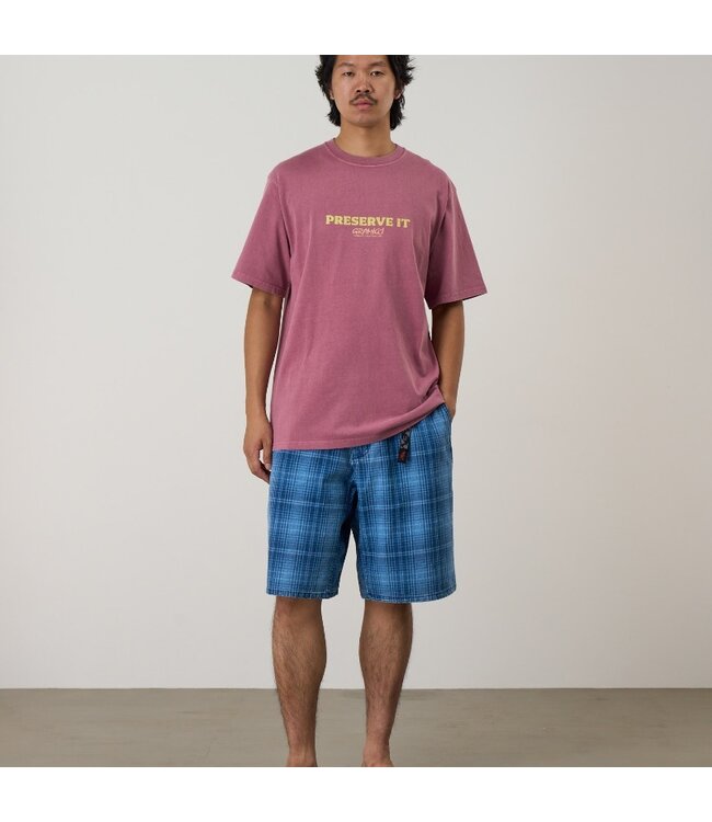 Gramicci Footprints Tee Pigment Dyed