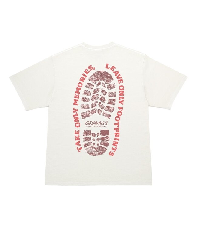 Gramicci Gramicci Footprints Tee Pigment Dyed