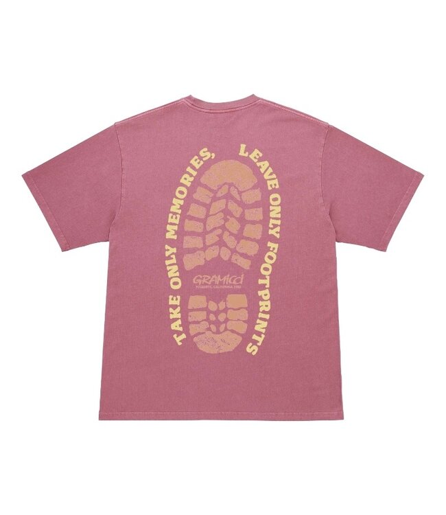 Gramicci Footprints Tee Pigment Dyed