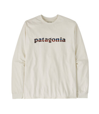 Patagonia Patagonia Men's Long-Sleeved '73 Text Logo Responsibili-Tee