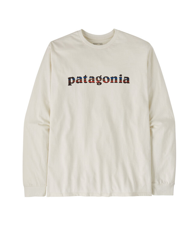 Patagonia Men's Long-Sleeved '73 Text Logo Responsibili-Tee