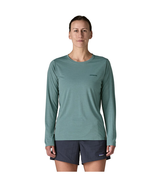 Patagonia Women's Long-Sleeved Capilene® Cool Daily Shirt - Boardshort Logo