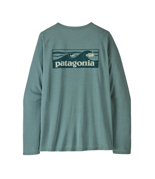 Patagonia Women's Long-Sleeved Capilene® Cool Daily Shirt - Boardshort Logo