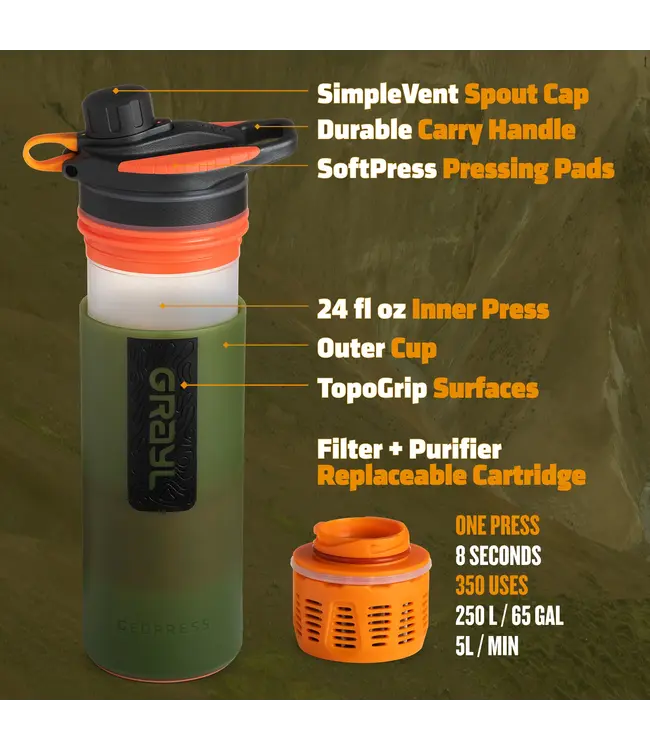 Grayl GEOPress Purifier 710ml