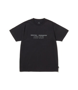 Snow Peak Snow Peak Hq Topographic Map T-Shirt