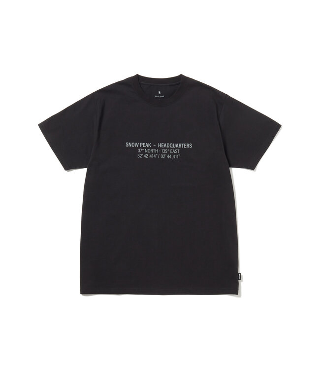 Snow Peak Snow Peak Hq Topographic Map T-Shirt