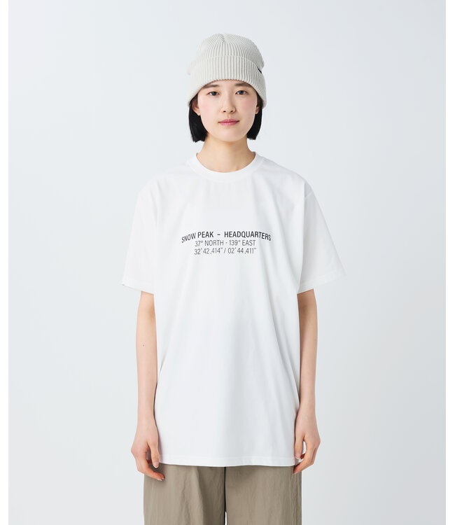 Snow Peak Hq Topographic Map T-Shirt