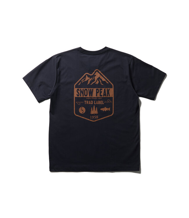 Snow Peak Trad Label Field Plating T-Shirt