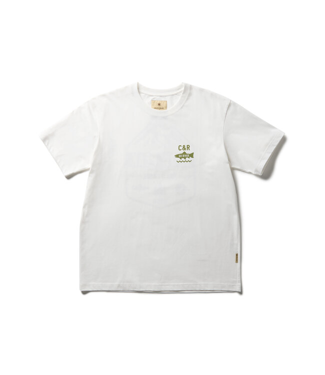 Snow Peak Trad Label Field Plating T-Shirt