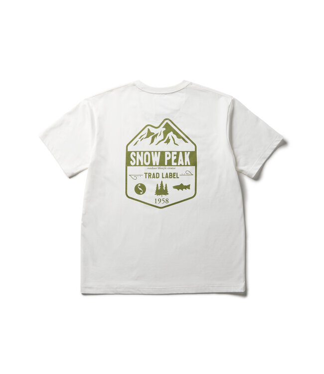 Snow Peak Trad Label Field Plating T-Shirt