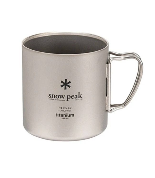  peak Ti-Double Wall 450 Mug 2個セット Snow Peak Ti-Double 450 Mug - Outdoor Life Singapore