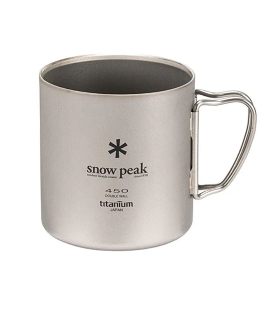 Snow Peak Ti-Double 450 Mug - Outdoor Life Singapore