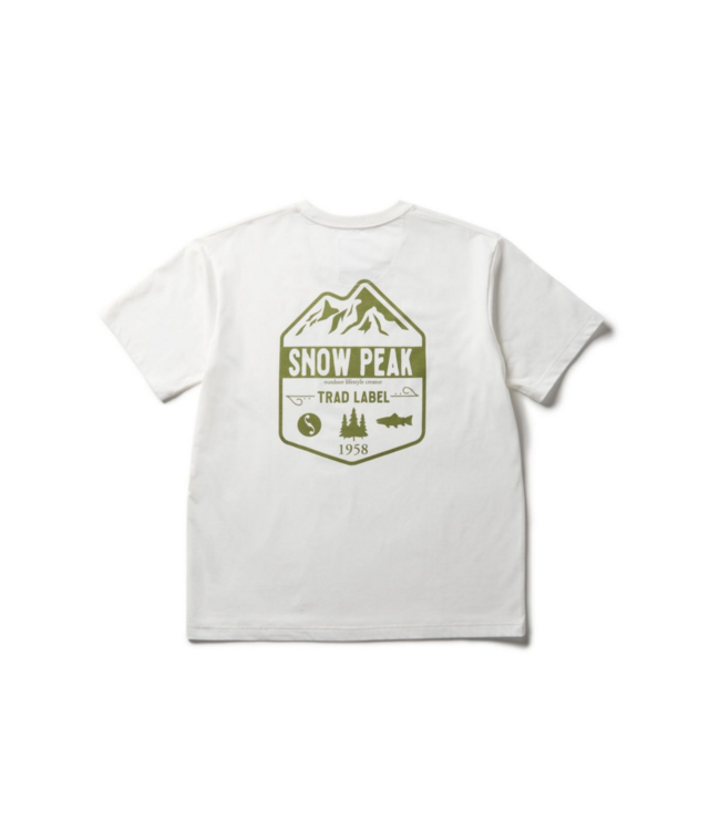 Snow Peak Trad Label Field Plating T-Shirt